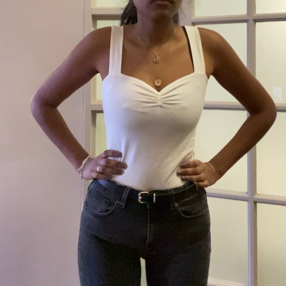 NWT white Reformation top